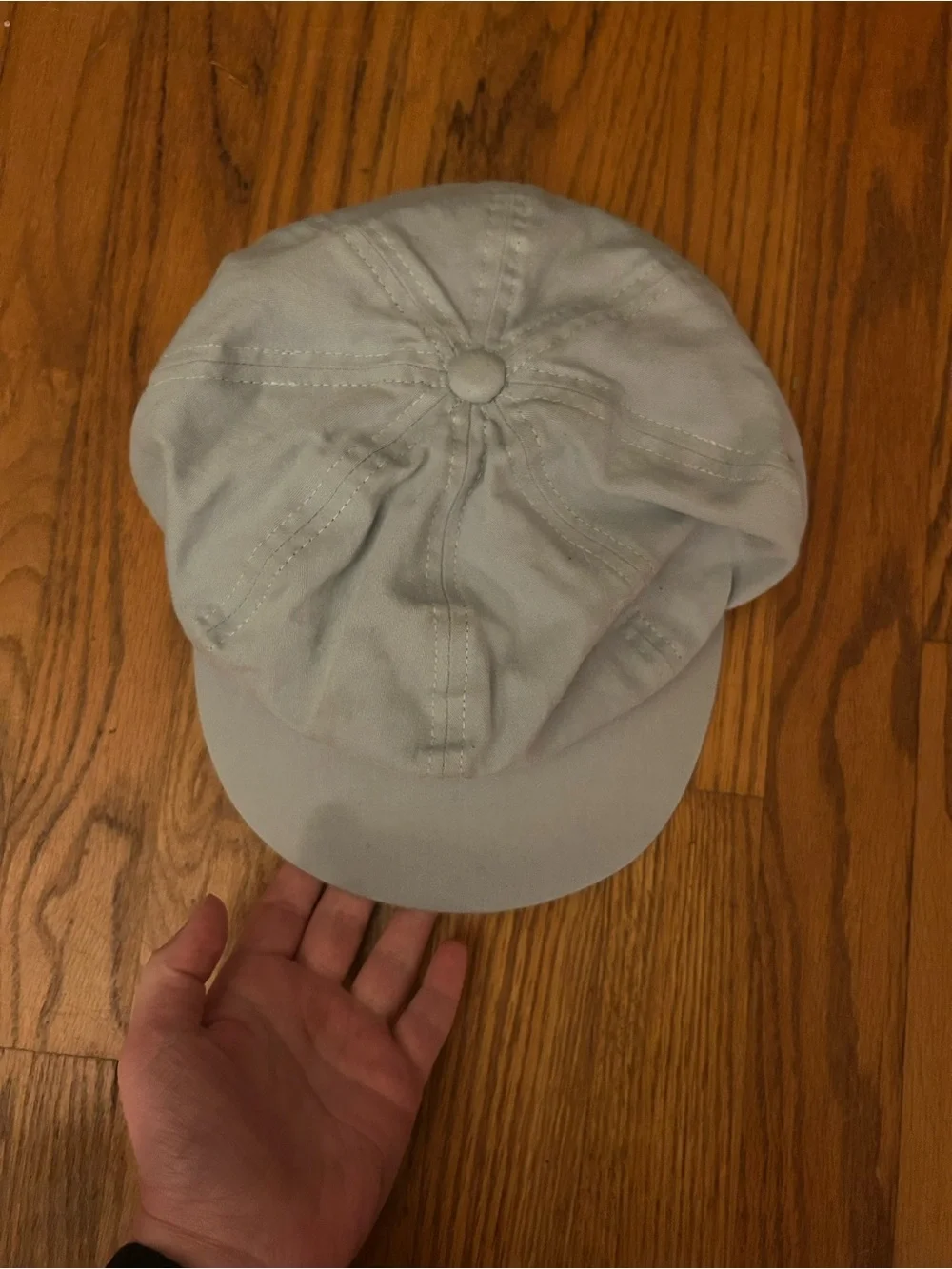 Light Gray Women's Soft Cotton Newsboy Cap